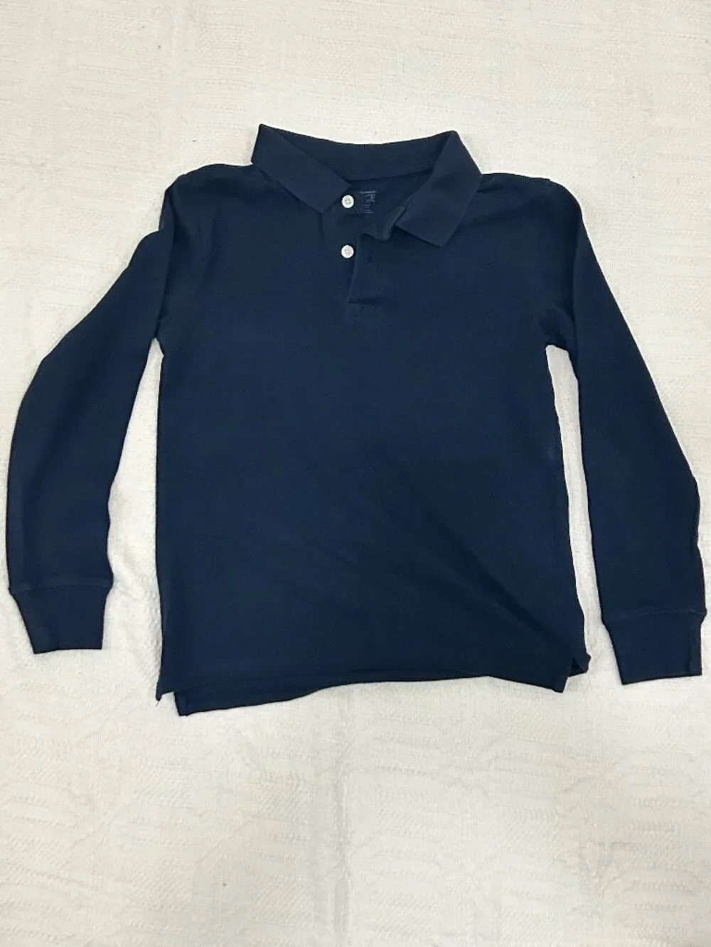 Bundle: Boys Uniform (2) Long Sleeves (1) Short Sleeves Polo - Size 10/12